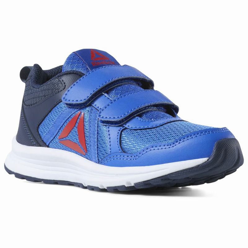 Adidasi Alergare Reebok Almotio 4.0 Baieti Albastri/Bleumarin/Rosii Romania TX2935SY